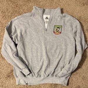 Disney Gray Quarter Zip Men's Sweater from Epcot’s Germany m